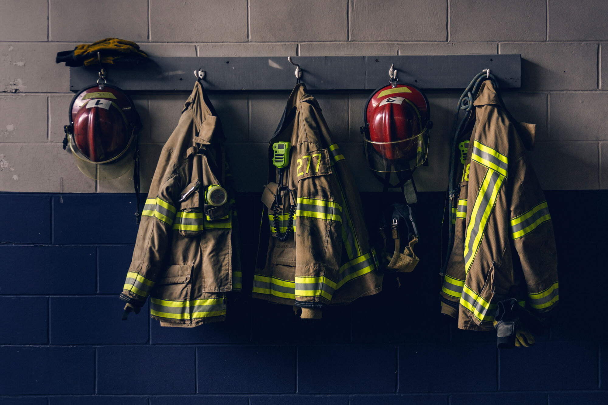 fire fighters locker room